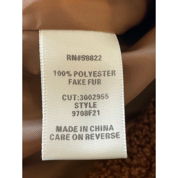 Max Studio Faux Shearling Zip Moto Jacket - Picture 9 of 12